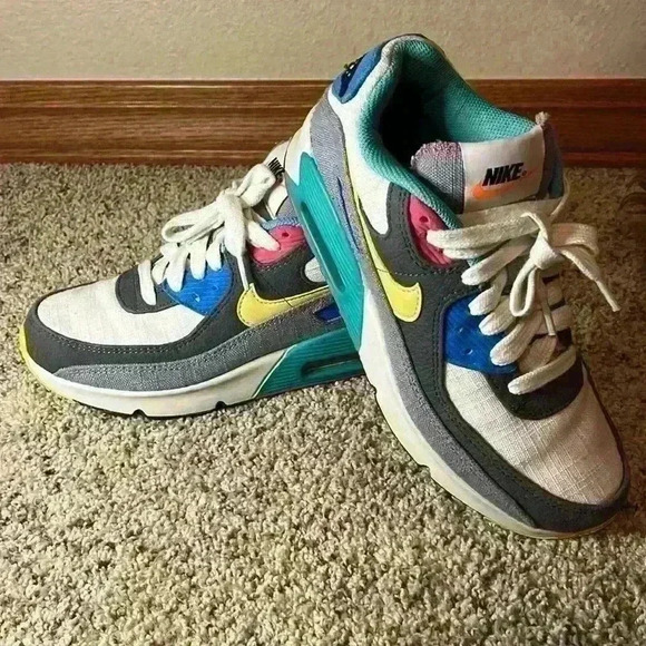 Nike Air Max 90 Multi Sprung Caterpillar Sneakers US 5.5Youth , Women’s US 7 - Picture 2 of 8